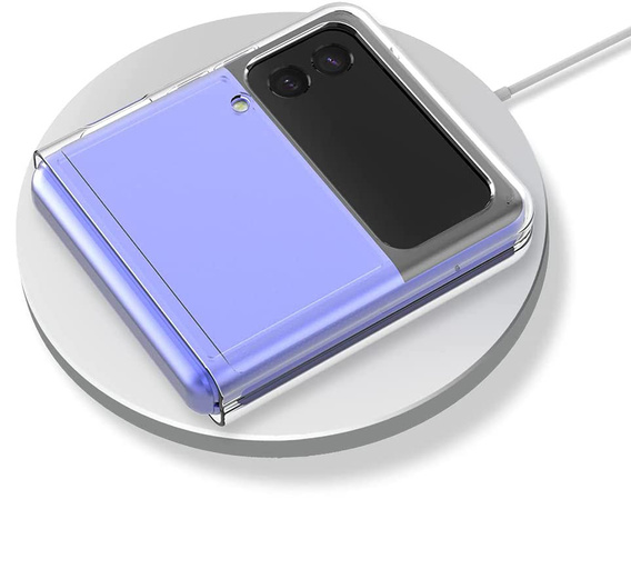 Чохол Rubberized Hard PC Shell для Samsung Galaxy Z Flip3 5G,  Transparent