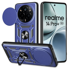 Чехол NOX Camera Slide Realme 14 Pro+ 5G, CamShield Slide, синий