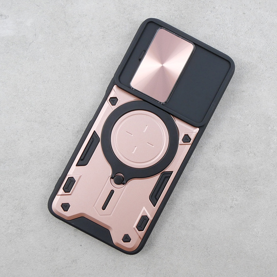 Броньований чохол для Infinix Note 12 Pro 4G / Note 12 2023, CamShield Slide, рожевий rose gold