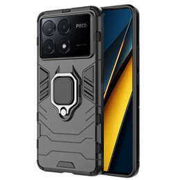 Чoхол до Xiaomi Poco X6 Pro 5G, Kickstand Ring, чорний