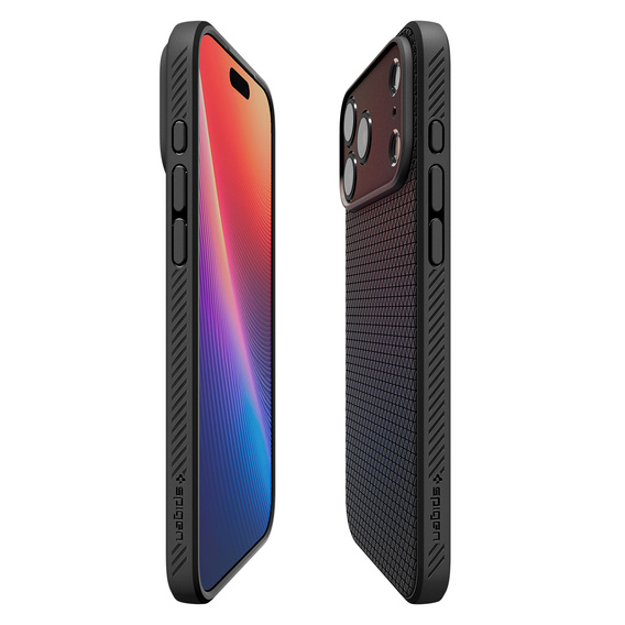 Чехол Spigen Liquid Air для iPhone 17 Pro Max, матовый черный