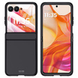 Чехол со стеклом для Samsung Galaxy Z Flip5 5G, PC Case, чёрный