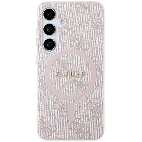 Чехол Guess HC MagSafe PU 4G Ring Classic Logo для Samsung Galaxy S24