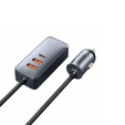 Baseus Автомобильное зарядное устройство 2-Port USB i USB Type-C PD40W/QC3.0 - Grey