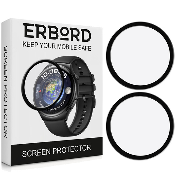 2x Гибридное стекло ERBORD для Huawei Watch 4