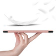 Чохол для Samsung Galaxy Tab S9 FE+ Plus, Smartcase з місцем для стилуса, рожевий rose gold