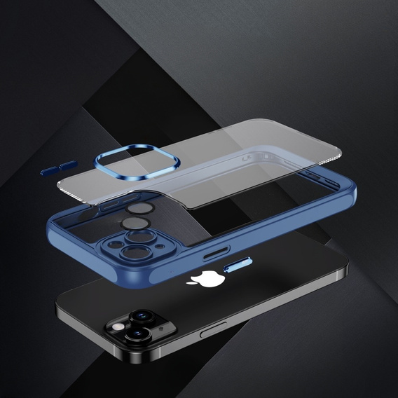 Чехол для iPhone 15 Plus, ERBORD Impact Guard, синий