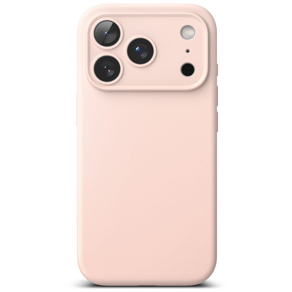 Чехол Ringke для iPhone 17 Pro Max, силиконовый магнитный MagSafe, розовый песок