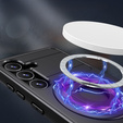 Чохол MagSafe для Samsung Galaxy S24, Military Magnet, чорний