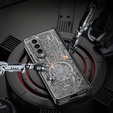Чохол для Samsung Galaxy Z Fold 4 5G, Mechanical Legend, чорний