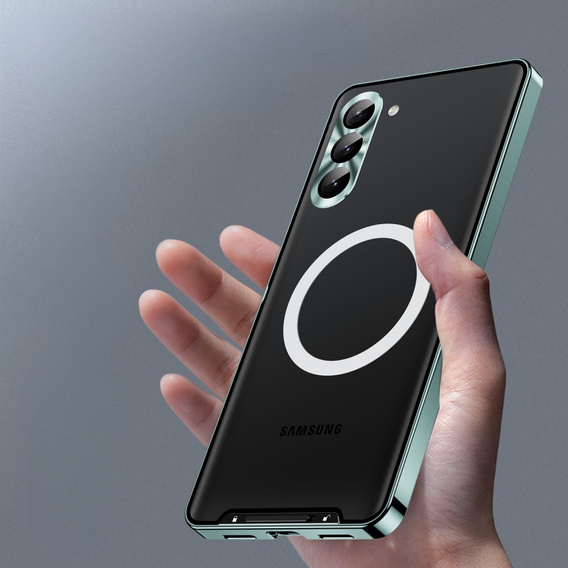 Защитный чехол для камеры Samsung Galaxy S23, CamShield MagSafe, прозрачный / зеленый