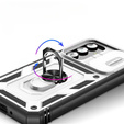 Чехол NOX Camera Slide Samsung Galaxy A54 5G, CamShield Slide, белый / черный