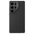 Чохол для Samsung Galaxy S25 Ultra, броньований Nillkin, Carboprof Case, для Magsafe, чорний
