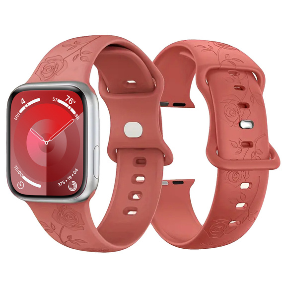 Силіконовий ремінець для Apple Watch 1/2/3/4/5/6/7/8/9/SE 38/40/41/мм