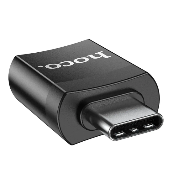Адаптер HOCO - USB-C TYPE-C на Lightning, Black
