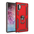 Бронированный Чехол до Samsung Galaxy Note 10+ Plus, Nox Case Ring, красный