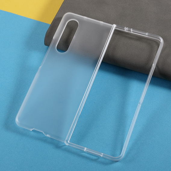 Чехол Rubberized Hard PC Shell для Samsung Galaxy Z Fold3 5G, Clear White