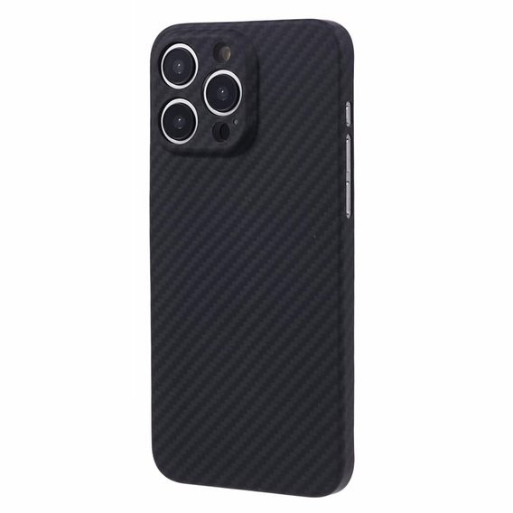 Чехол для iPhone 15 Pro Max, Aramid Fiber Cover, чёрный