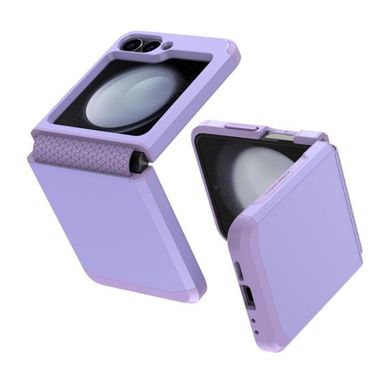 Бронированный чехол для Samsung Galaxy Z Flip7 FE / Z Flip6, Armor Shockproof, фиолетовый