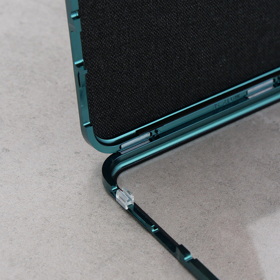 Чехол для Xiaomi Redmi Note 12, ERBORD Glass Armor Leather, синий