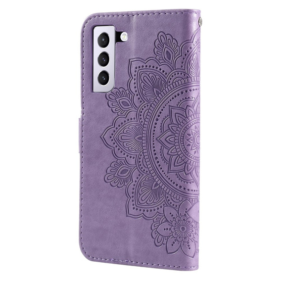 Чохол-книжка для Samsung Galaxy S21 FE, Mandala, фіолетовий