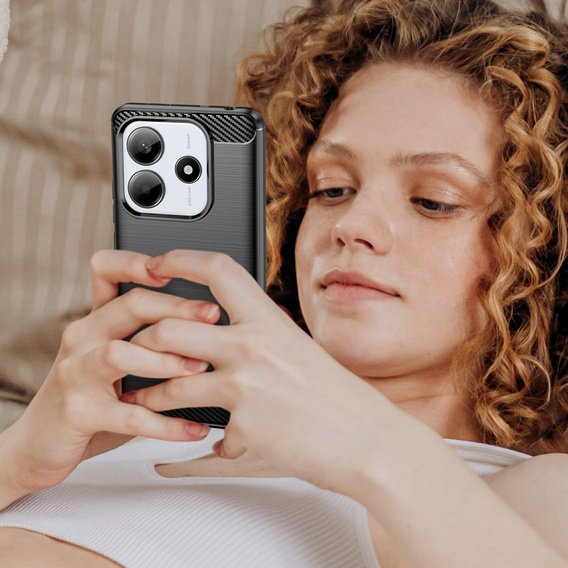 Чoхол до Xiaomi Redmi Note 14 5G, Carbon, чорний