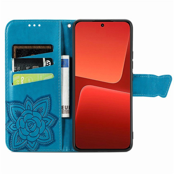 Чохол-книжка для Xiaomi 13, Butterfly, м'яти