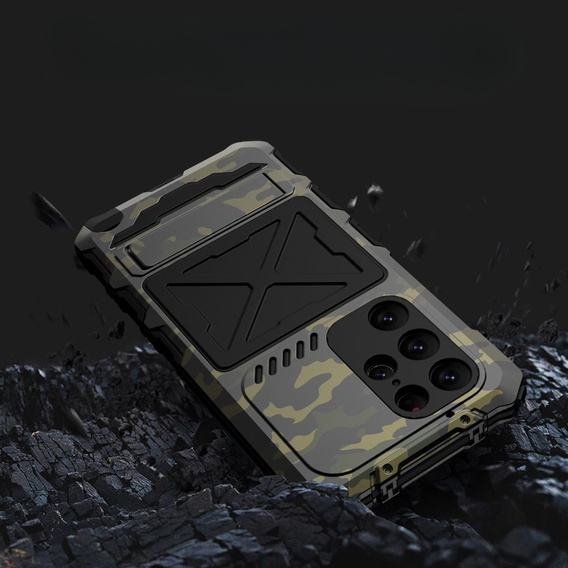 Бронированный чехол для Samsung Galaxy S23 Ultra, R-JUST Moro, чёрный