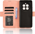 Откидной чехол для Realme 12+ Plus 5G, Card Slot, розовый