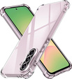 Чохол для Samsung Galaxy A56, Erbord Dropproof, прозорий + скло