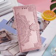Чохол-книжка для Samsung Galaxy Z Fold3 5G, Mandala, рожевий rose gold