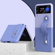 Чохол Wristband Kickstand для Samsung Galaxy Z Flip3 5g, Blue / Purple