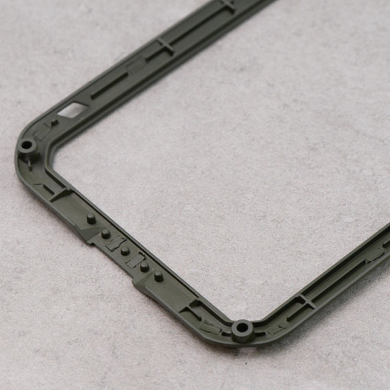 Чехол Love Mei до iPhone 12, armored with glass, зелёный