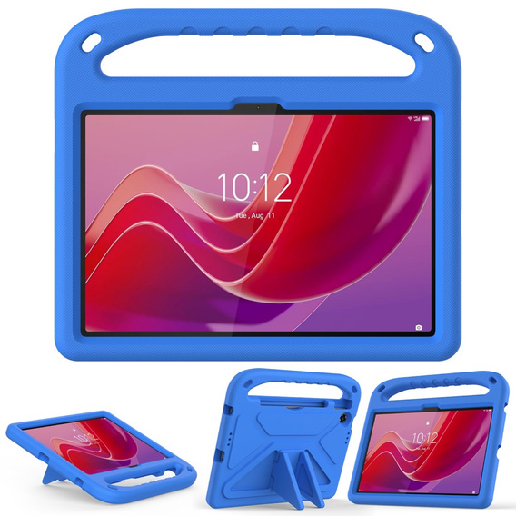 Детский чехол для Lenovo Tab TB311FU, детский чехол с ручкой, синий