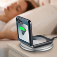 Чохол для Samsung Galaxy Z Flip7 FE / Z Flip6, CASE Litchi Leather, м'яти