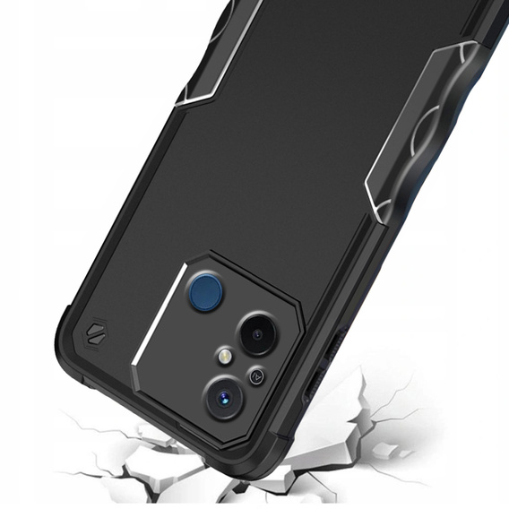 Броньований чохол для Xiaomi Redmi 12C, Dual-Layer, чорний