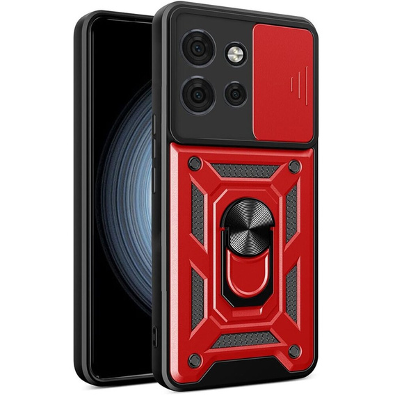 Чохол NOX Camera Slide Motorola Edge 50 Neo / Motorola ThinkPhone 25, CamShield Slide, червоний