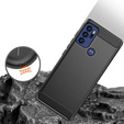 Чехол до Motorola Moto G60S, Carbon, чёрный