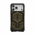 Чохол Urban Armor Gear для iPhone 17 Pro Max, Monarch Pro Kevlar MagSafe, кевларовий елемент зелений