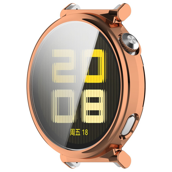 Чохол 2в1 з захисним екраном для Huawei Watch GT 5 41mm, рожевий rose gold