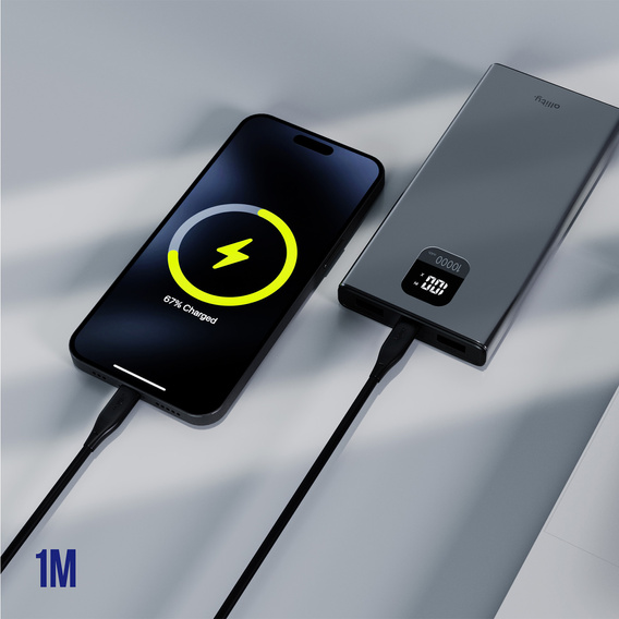 Адептер HOCO - USB-C TYPE-C на Lightning, Black
