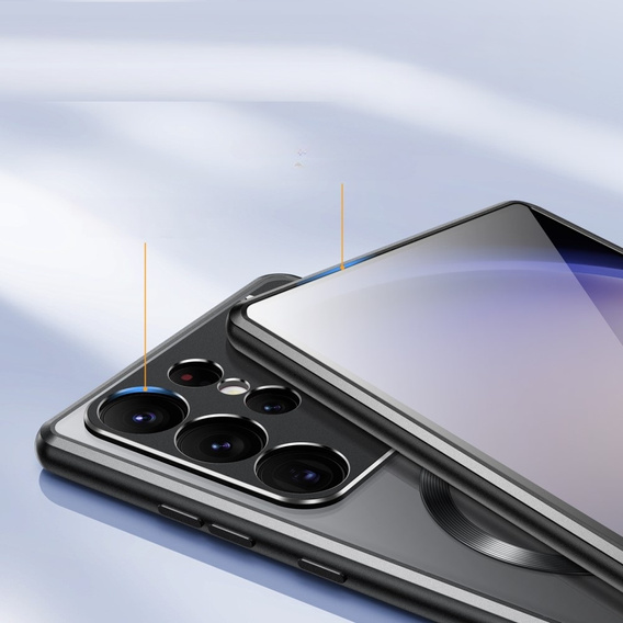 Магнітний чохол для Samsung Galaxy S23 Ultra 5G, Aroma Hybrid, чорний