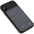Чехол с батареей 6800mAh до iPhone 13, Oxford Cloth, Black