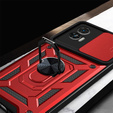 Чохол NOX Camera Slide Motorola Edge 30 Neo 5G, CamShield Slide, червоний