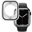 2в1 чехол и защитное стекло для часов Apple Watch 7/8/9 45mm, Transparent