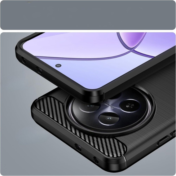 Чехол до Realme 12, Carbon, чёрный