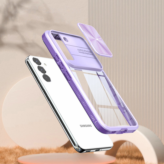 Чехол до Samsung Galaxy A14 4G/5G, Slide Camera, фиолетовый