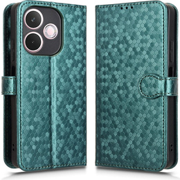 Флип-кейс для Oppo A5 Pro 5G, Wallet Rhombus, зелёный