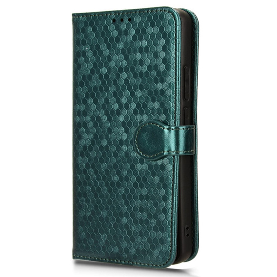 Чохол-фліп для Oppo Reno 11F 5G, Wallet Rhombus, зелений