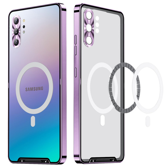 Защитный чехол для камеры Samsung Galaxy Note 10+ Plus, CamShield MagSafe, прозрачный / фиолетовый